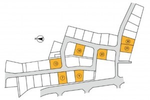 富山市米田町、土地の間取り画像です