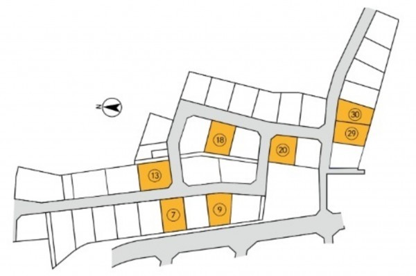 富山市米田町、土地の間取り画像です