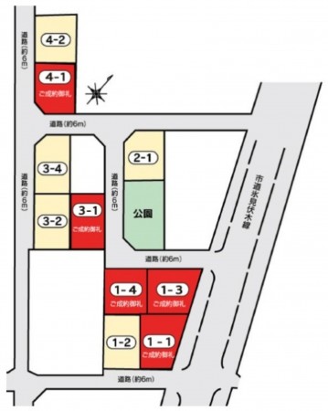 氷見市柳田、土地の間取り画像です