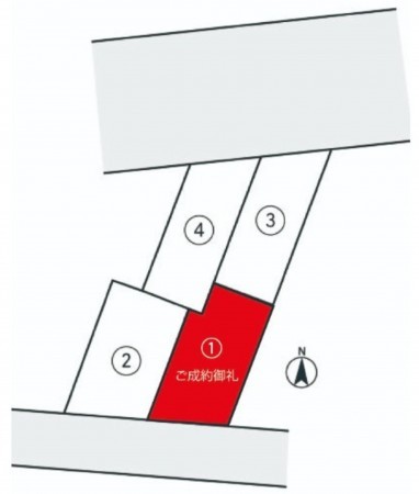 高岡市戸出町、土地の間取り画像です