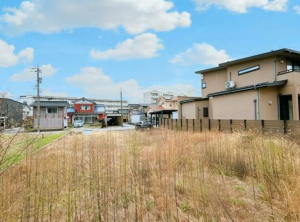 滑川市上小泉、土地の外観画像です