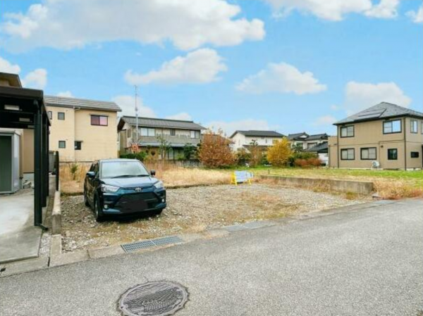 滑川市上小泉、土地の外観画像です