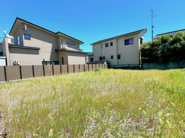 滑川市上小泉、土地の外観画像です