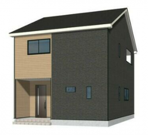 中新川郡立山町前沢新町、新築一戸建ての外観画像です