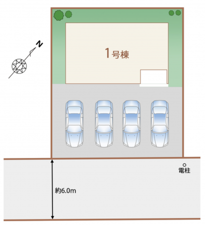 富山市本郷町、新築一戸建ての画像です