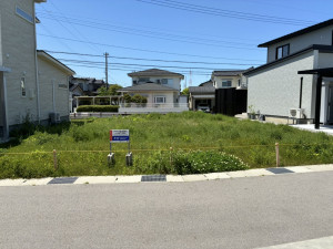 富山市米田町、土地の外観画像です
