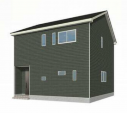 富山市森、新築一戸建ての外観画像です