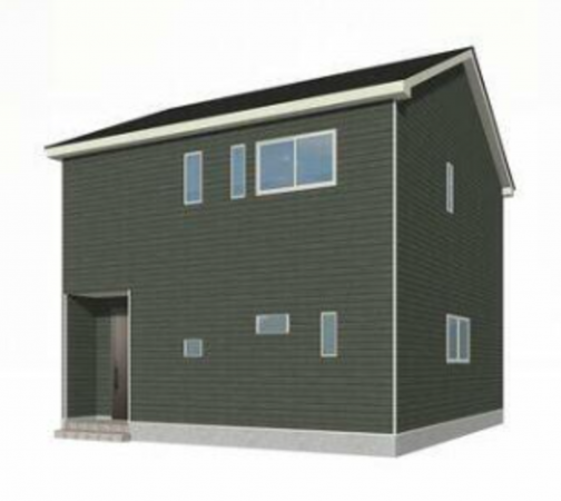 富山市森、新築一戸建ての外観画像です