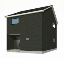 富山市森、新築一戸建ての外観画像です