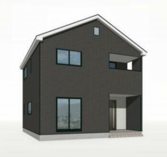 富山市上新保、新築一戸建ての外観画像です