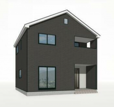 富山市上新保、新築一戸建ての外観画像です