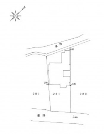 高岡市六家、中古一戸建ての間取り画像です