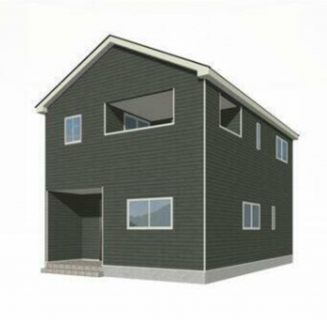 高岡市東上関、新築一戸建ての外観画像です