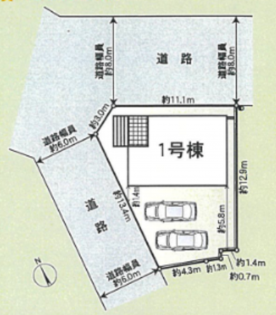 高岡市東上関、新築一戸建ての画像です