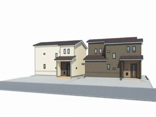 高岡市野村、新築一戸建ての外観画像です