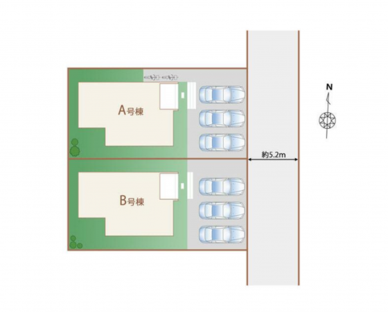 富山市藤木、新築一戸建ての画像です