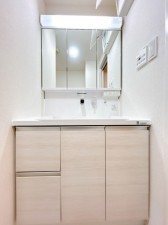 富山市稲荷元町、マンションの洗面画像です