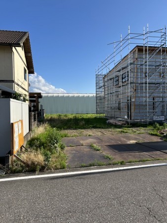 富山市上八日町、土地の外観画像です