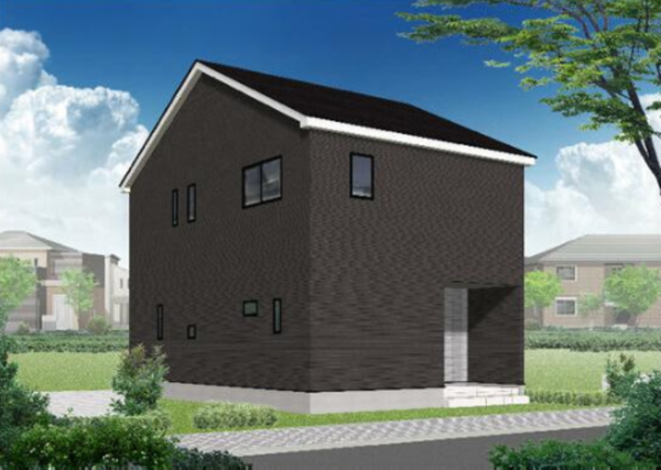 射水市小林、新築一戸建ての外観画像です