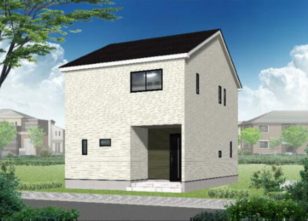 滑川市上小泉、新築一戸建ての外観画像です