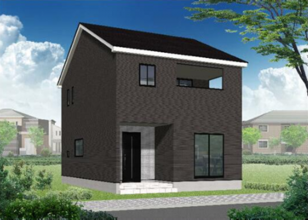 滑川市上小泉、新築一戸建ての外観画像です