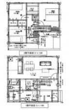 富山市稲荷元町、新築一戸建ての間取り画像です