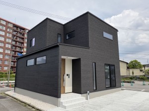 富山市稲荷元町、新築一戸建ての外観画像です