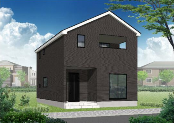 富山市小杉、新築一戸建ての外観画像です