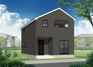 富山市小杉、新築一戸建ての外観画像です