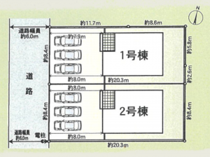 富山市小杉、新築一戸建ての画像です