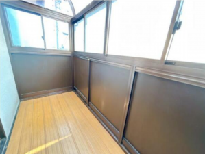 富山市長附、中古一戸建てのバルコニー画像です