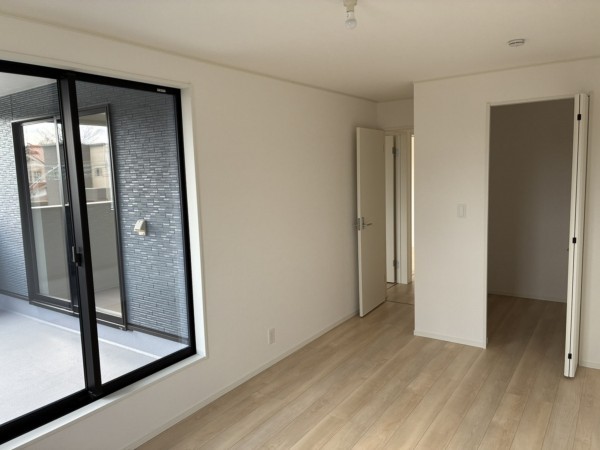 富山市婦中町笹倉、新築一戸建ての寝室画像です