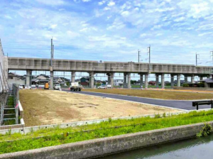 富山市高木西、土地の間取り画像です