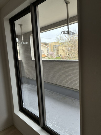 富山市中市、新築一戸建てのバルコニー画像です