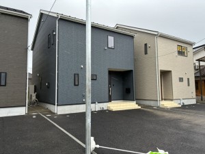 富山市中市、新築一戸建ての外観画像です