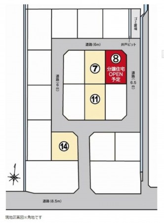 富山市上二杉、新築一戸建ての画像です