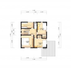 富山市下大久保、新築一戸建ての間取り画像です