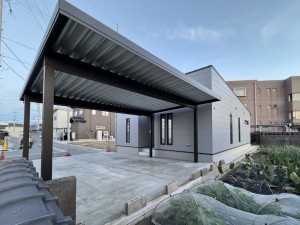 富山市大泉、新築一戸建ての外観画像です