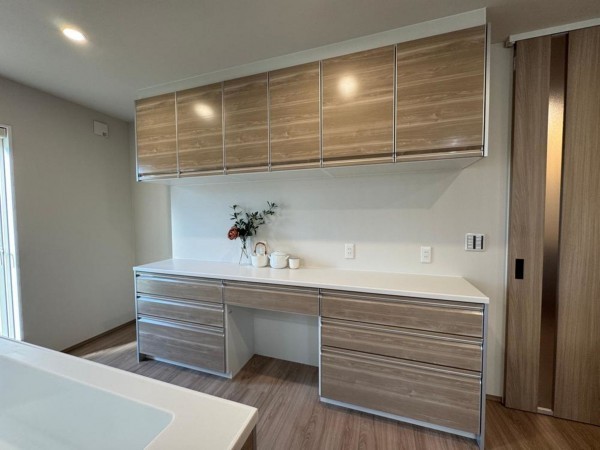 富山市大泉、新築一戸建てのキッチン画像です