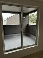 中新川郡立山町前沢新町、新築一戸建てのバルコニー画像です