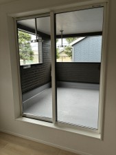 中新川郡立山町前沢新町、新築一戸建てのバルコニー画像です