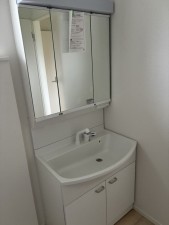 中新川郡立山町前沢新町、新築一戸建ての洗面画像です