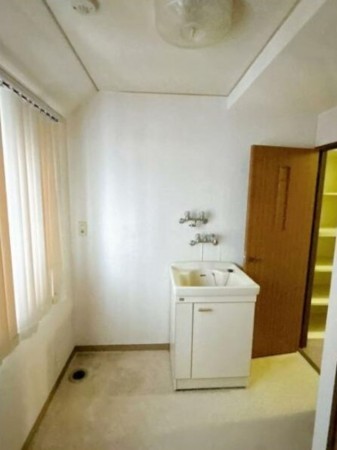 富山市堀川町、マンションの洗面画像です