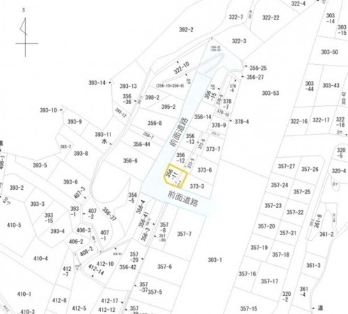 富山市山室、土地の間取り画像です