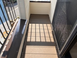 富山市鶴ケ丘町、中古一戸建てのバルコニー画像です