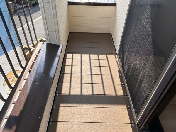 富山市鶴ケ丘町、中古一戸建てのバルコニー画像です