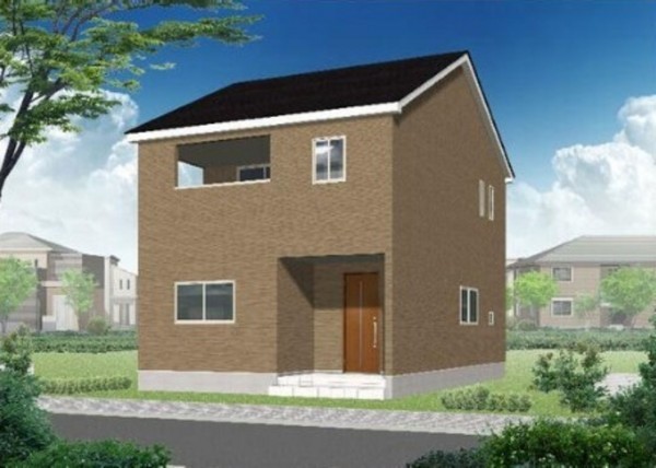 富山市綾田町、新築一戸建ての外観画像です