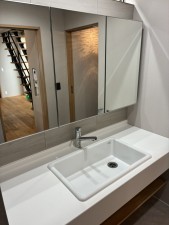 富山市五福、中古一戸建ての洗面画像です