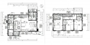 富山市五福、中古一戸建ての間取り画像です