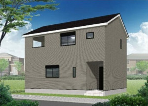 高岡市瑞穂町、新築一戸建ての外観画像です